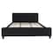 Flash Furniture King Size Black Fabric Platform Bed & Mattress HG-BM10-24-GG - alternate 5